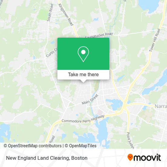 New England Land Clearing map