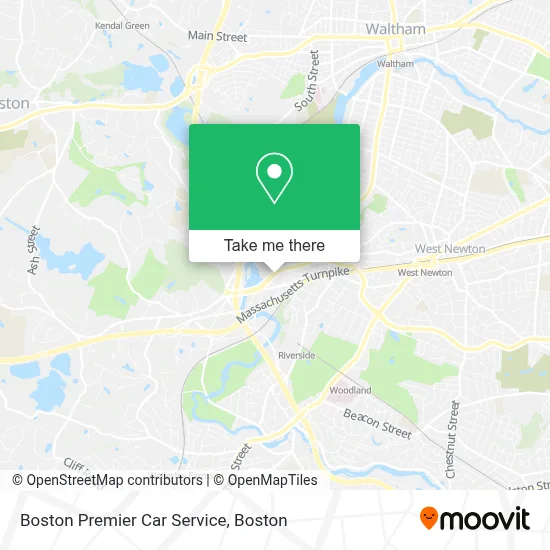 Boston Premier Car Service map