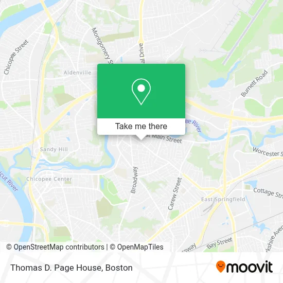 Thomas D. Page House map