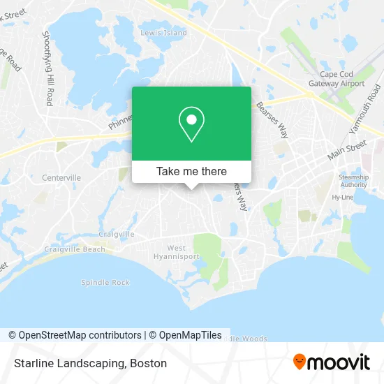 Starline Landscaping map