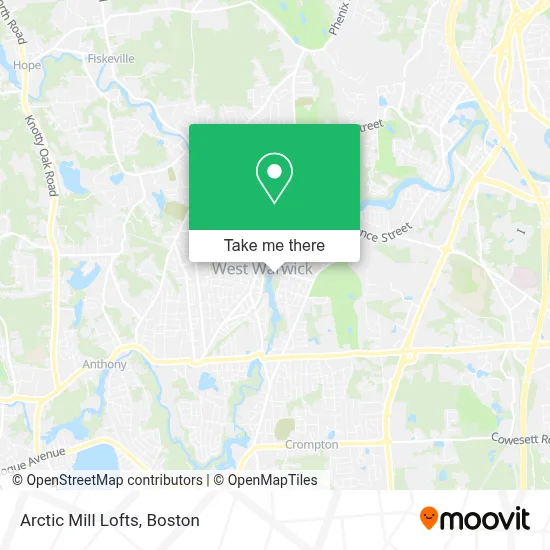 Arctic Mill Lofts map