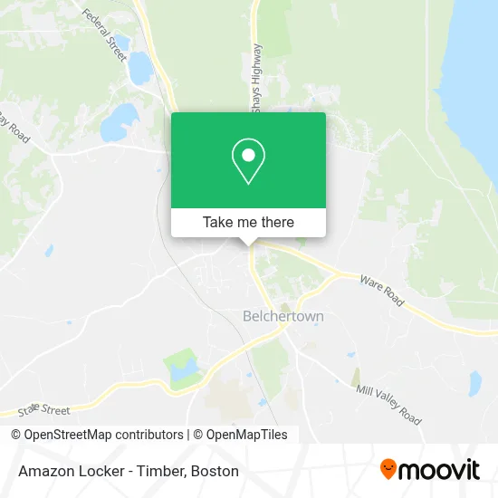 Amazon Locker - Timber map