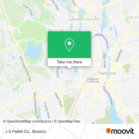 J S Pallet Co. map