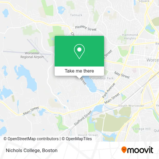 Nichols College map
