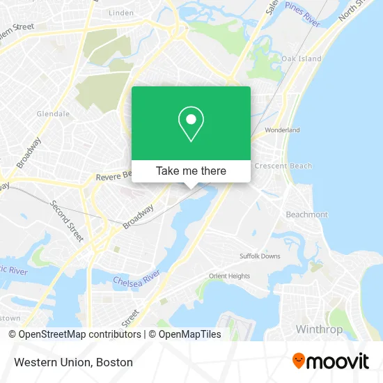 Western Union map