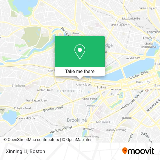 Xinning Li map