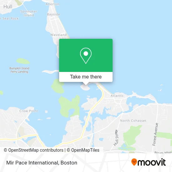 Mir Pace International map