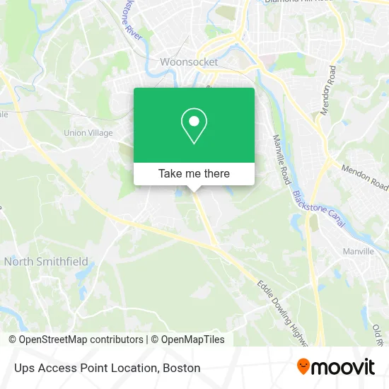 Ups Access Point Location map