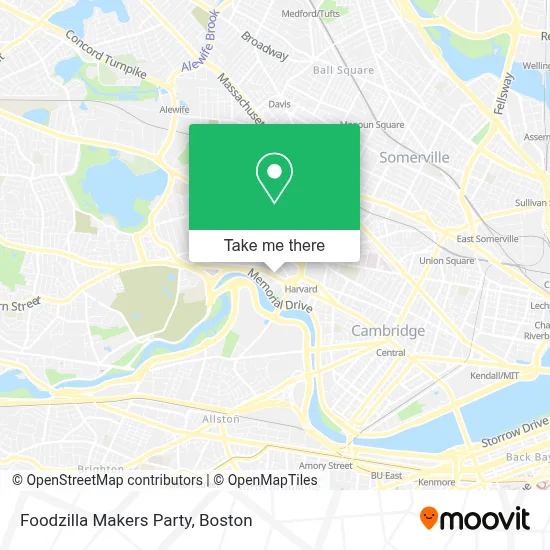 Foodzilla Makers Party map
