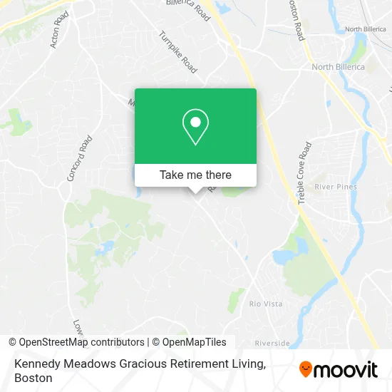 Kennedy Meadows Gracious Retirement Living map
