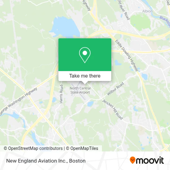 New England Aviation Inc. map