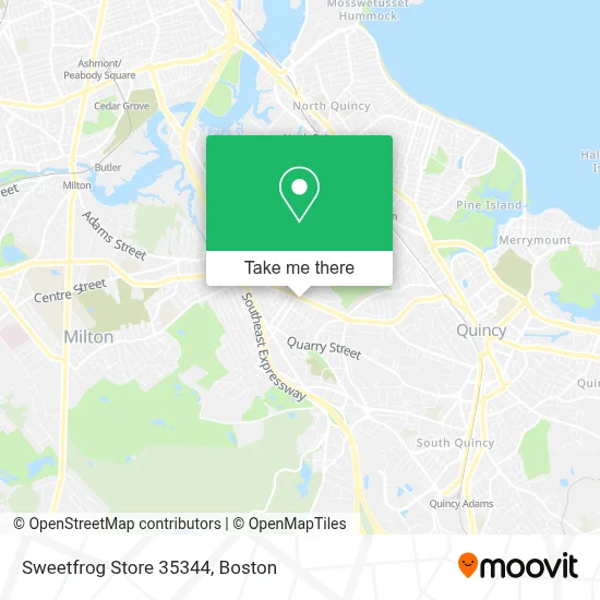 Sweetfrog Store 35344 map