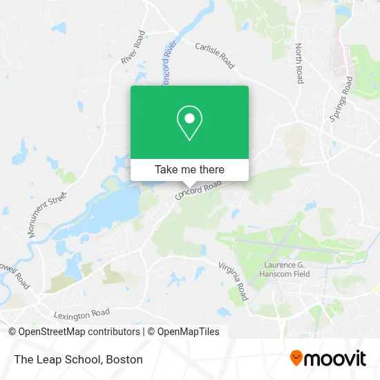 The Leap School map