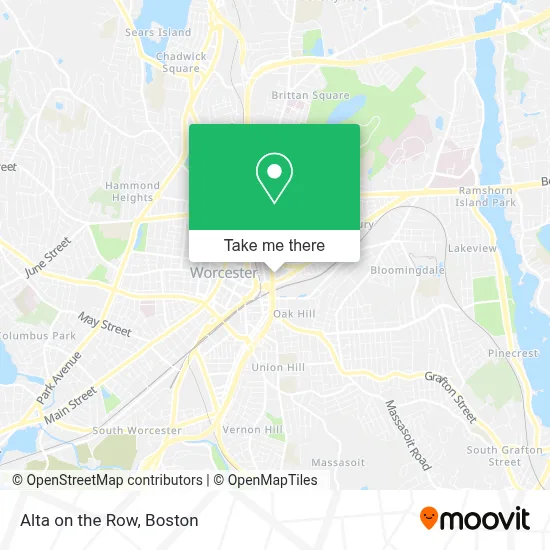 Alta on the Row map