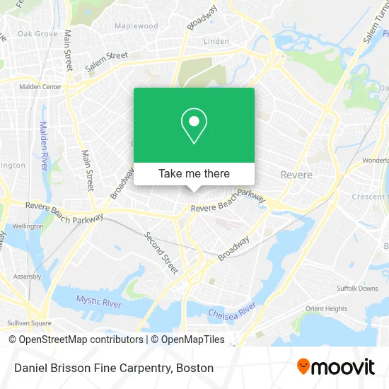 Daniel Brisson Fine Carpentry map