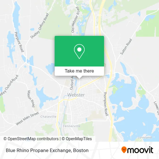 Blue Rhino Propane Exchange map