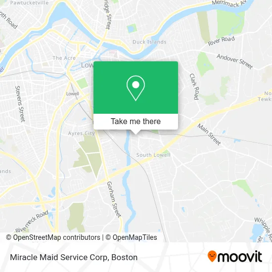 Miracle Maid Service Corp map