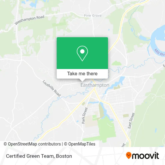 Certified Green Team map