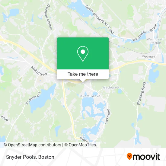 Snyder Pools map