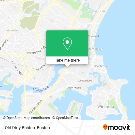 Old Dirty Boston map