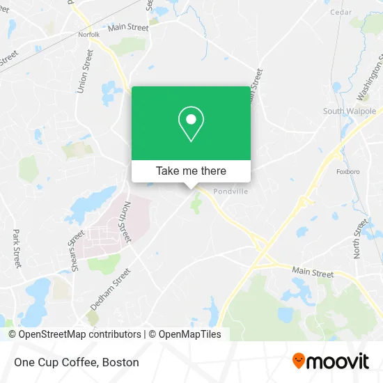One Cup Coffee map