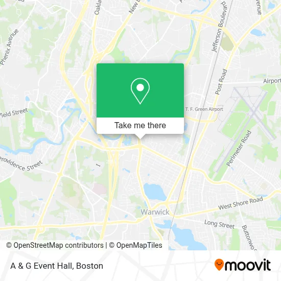 A & G Event Hall map