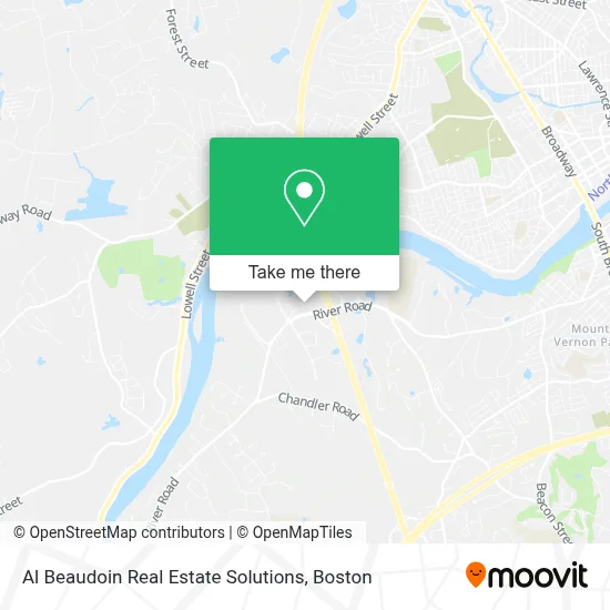 Al Beaudoin Real Estate Solutions map