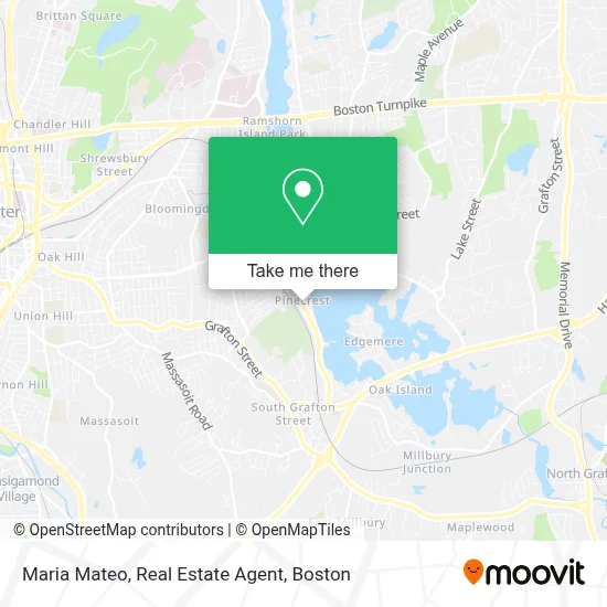 Maria Mateo, Real Estate Agent map