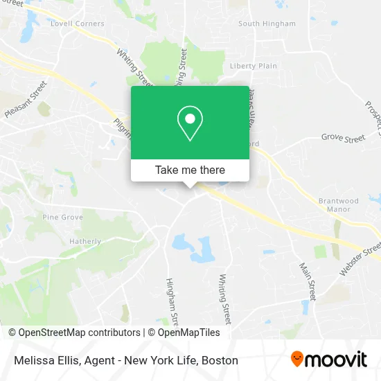 Melissa Ellis, Agent - New York Life map