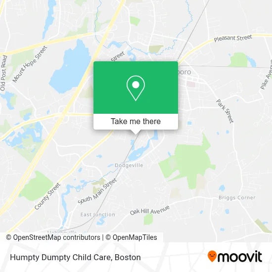 Humpty Dumpty Child Care map