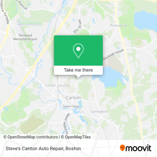 Steve's Canton Auto Repair map