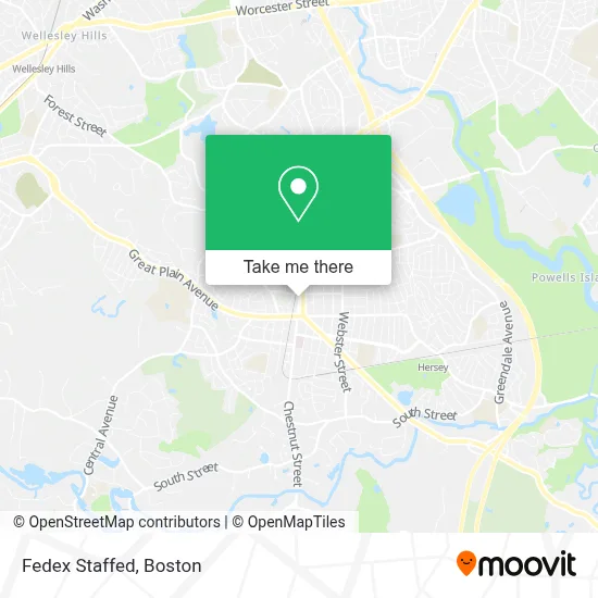 Fedex Staffed map