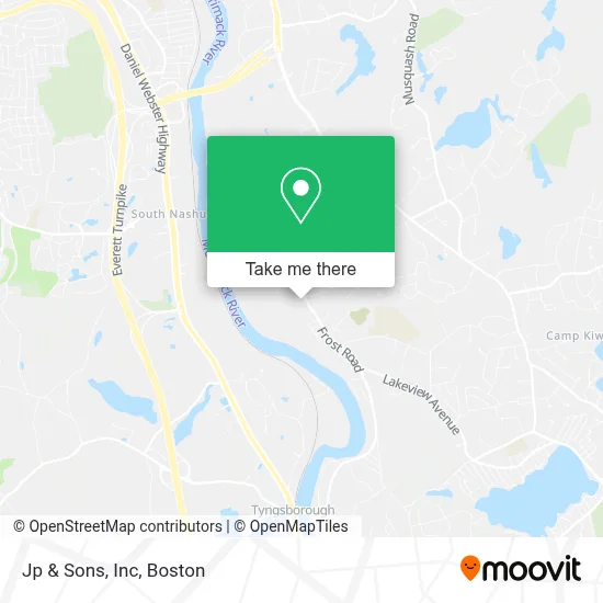 Jp & Sons, Inc map