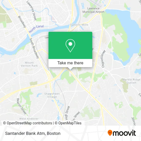 Santander Bank Atm map