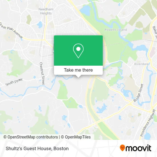 Shultz's Guest House map