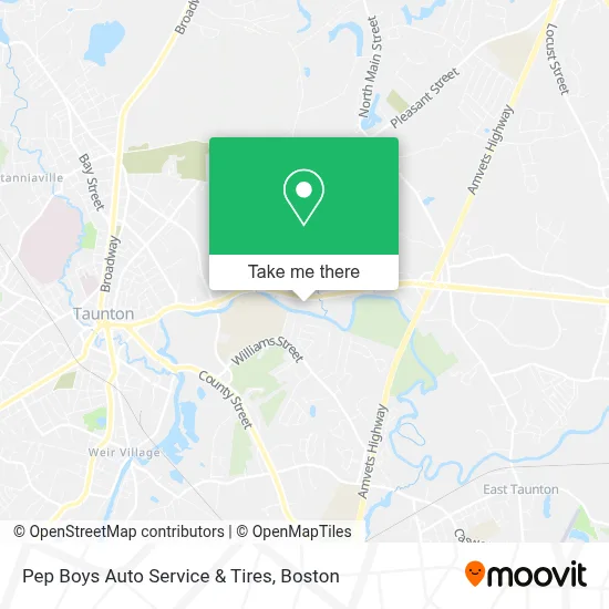 Pep Boys Auto Service & Tires map