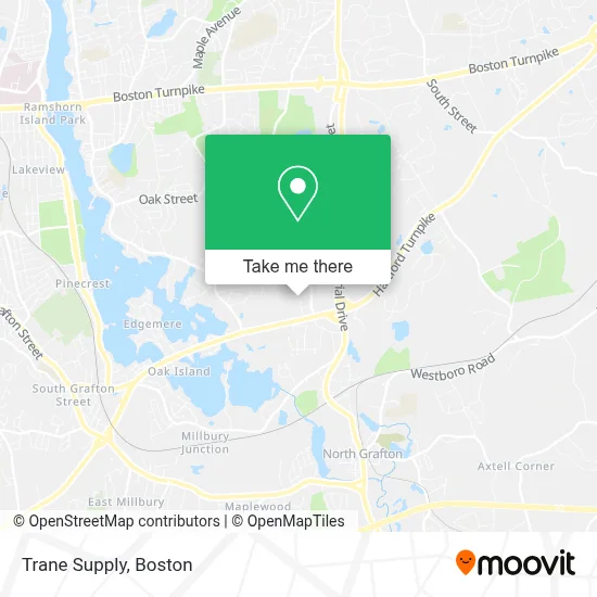 Trane Supply map