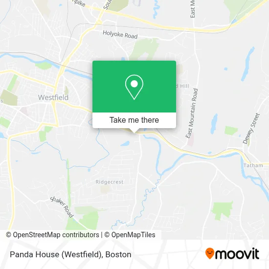 Panda House (Westfield) map
