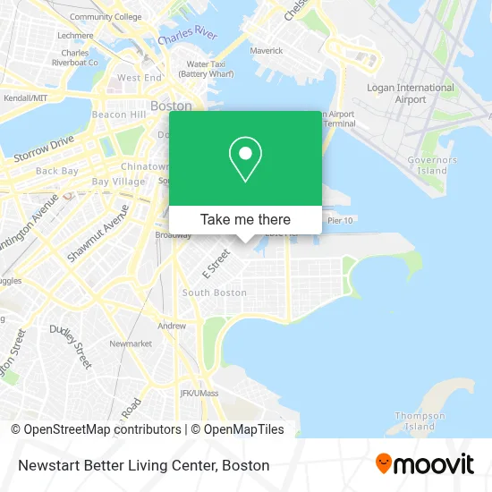 Newstart Better Living Center map