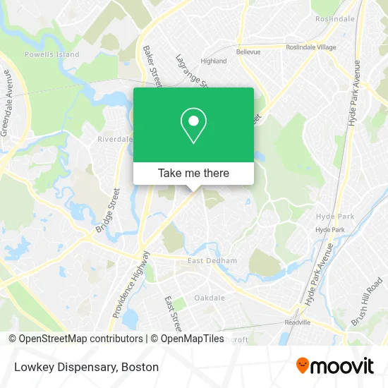 Lowkey Dispensary map