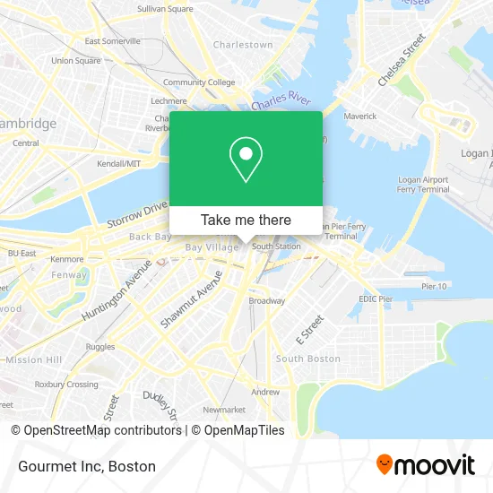 Gourmet Inc map