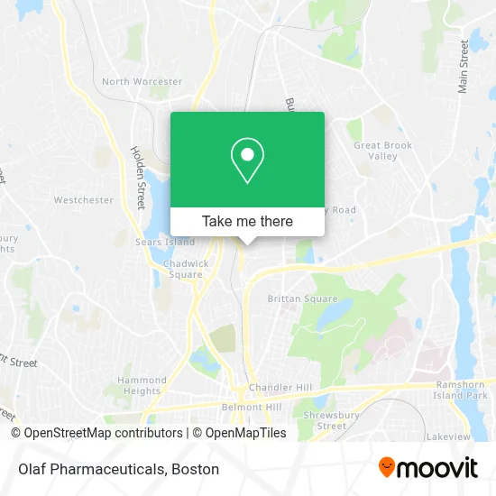 Olaf Pharmaceuticals map