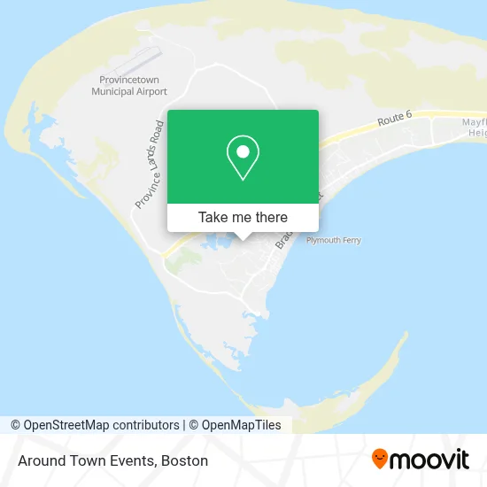 Around Town Events map