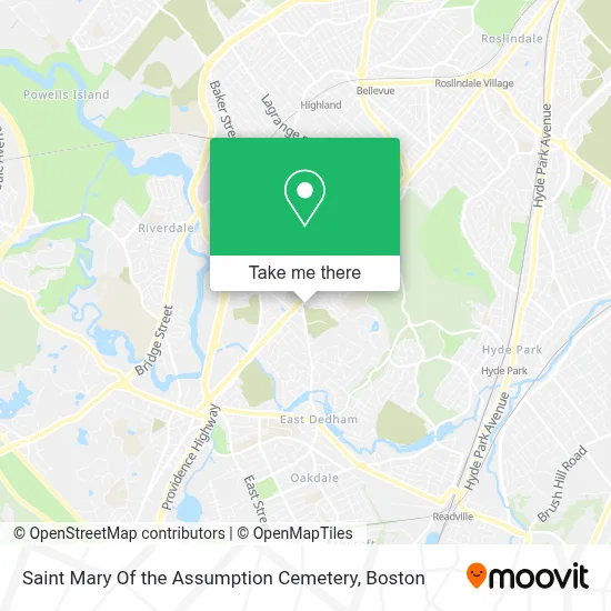 Saint Mary Of the Assumption Cemetery map