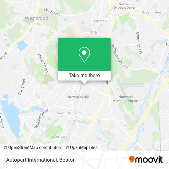 Autopart International map