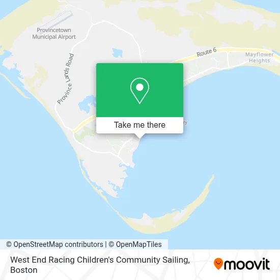 West End Racing Children's Community Sailing map