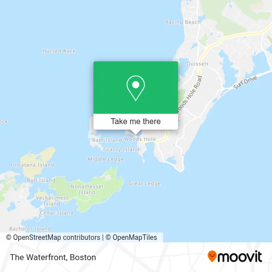 The Waterfront map