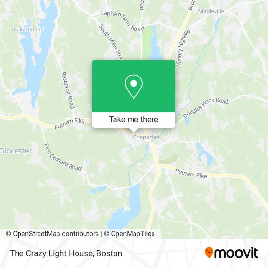 The Crazy Light House map