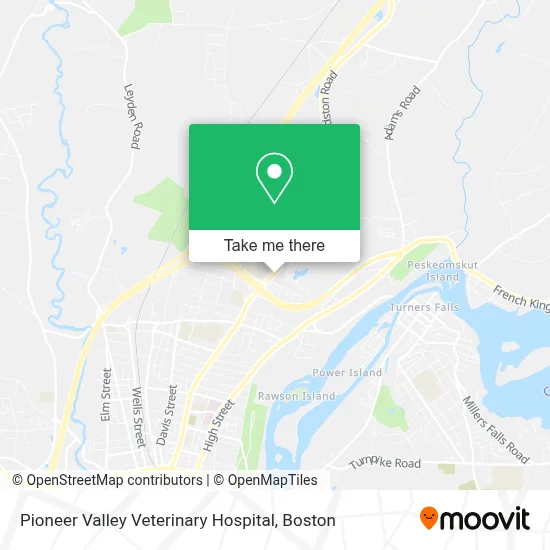 Pioneer Valley Veterinary Hospital map