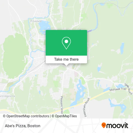 Abe's Pizza map